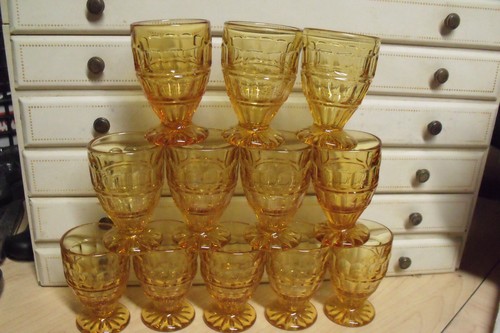 Set vintage amber - of,